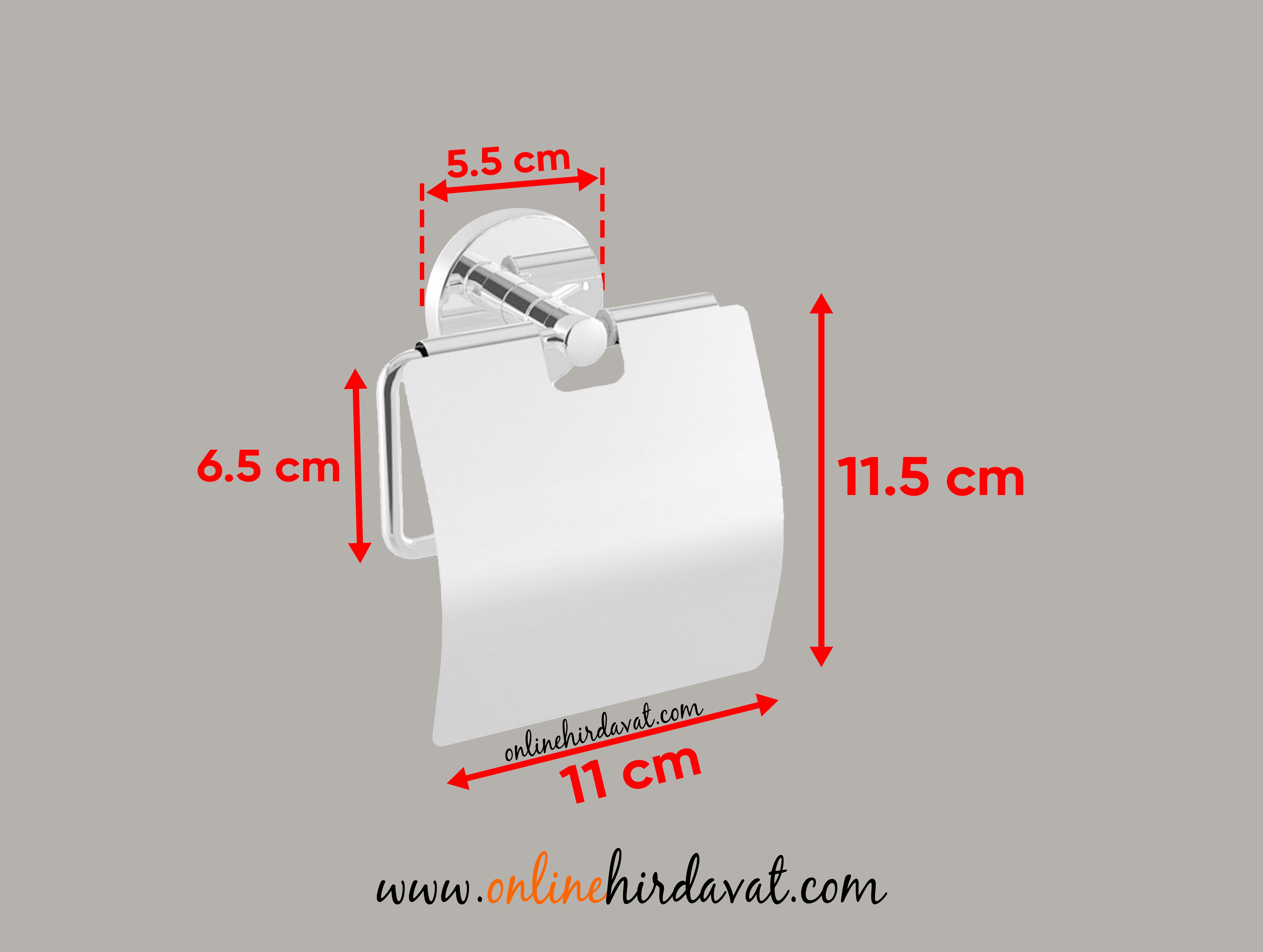 Duxxa Natura Krom Kapaklı Tuvalet Kağıtlığı Online Hırdavat